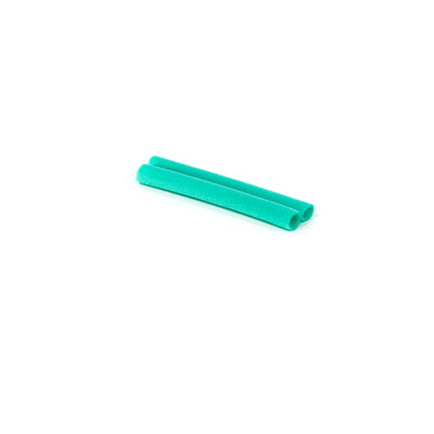 Seafoam green foam for middle part of curved enclosure pole. 