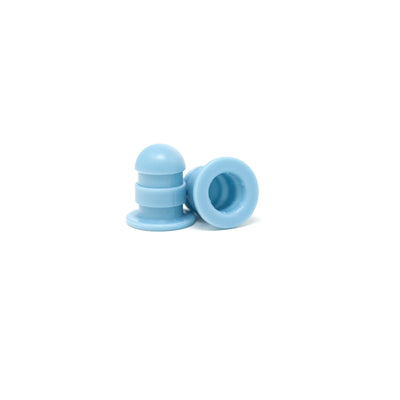 Light blue mini pole cap sold in quantity of 2. 