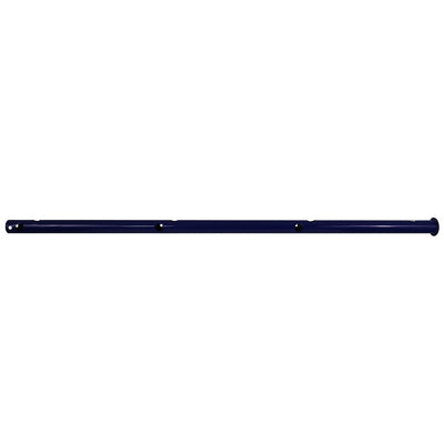 Side upright pole #4 is made from blue powder-coated steel. 