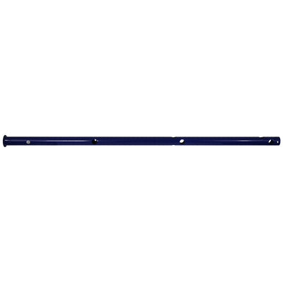 Second middle upright pole in blue powder-coated steel. 