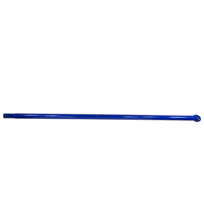 Long blue upright tube. 