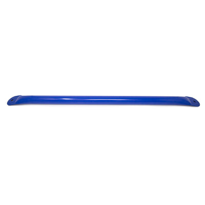 Short blue tube constructed from powder-coated steel.