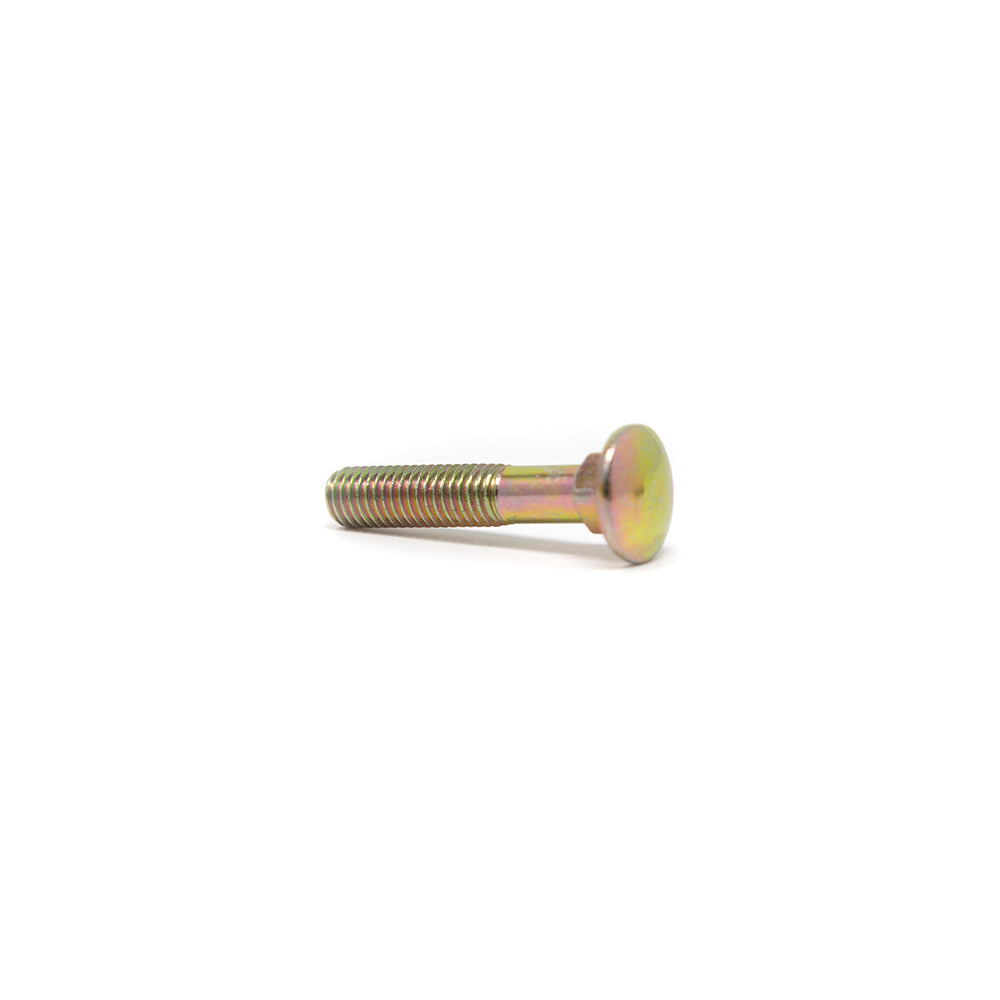A gold colored M8x45mm bolt.