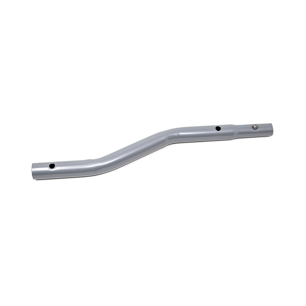 This replacement middle bend tube helps form the left side of the cart's frame. 