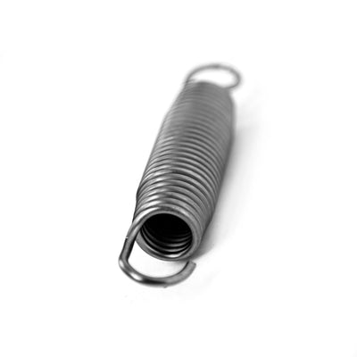 5.5-inch-long springs made of weather-resistant galvanized steel. 