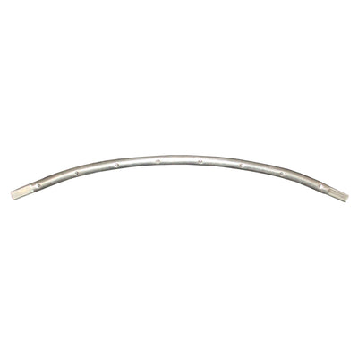 Steel main frame top tube designed for 10-foot round trampolines. 