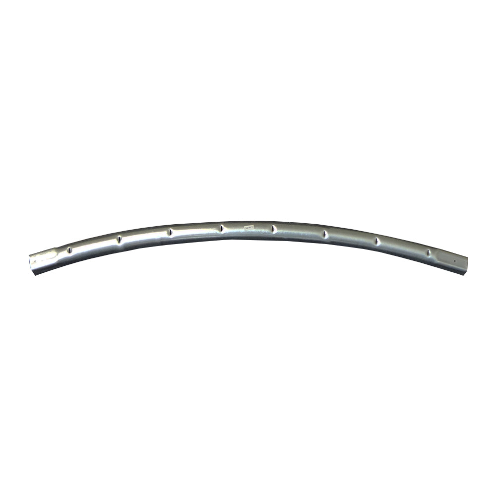 Steel main frame top tube designed for 17-foot oval trampoline. 