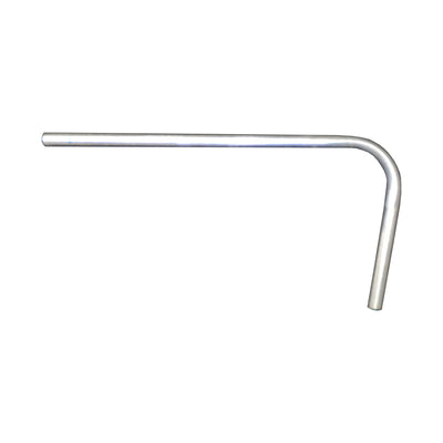 J-shaped leg extension is constructed from galvanized steel. 