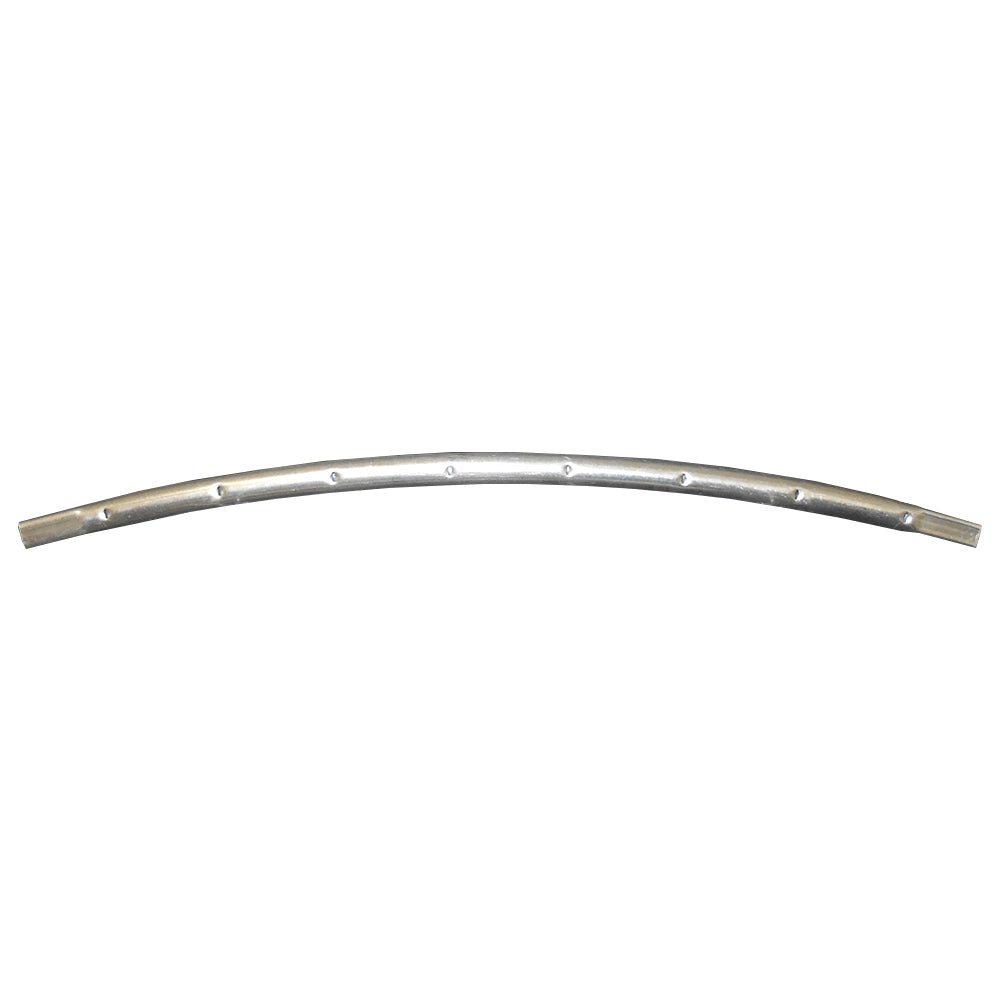 16-foot round main frame top tube made from galvanized steel. 