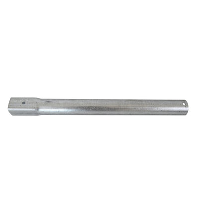 Galvanized steel straight leg extension designed for 14-foot square trampolines. 