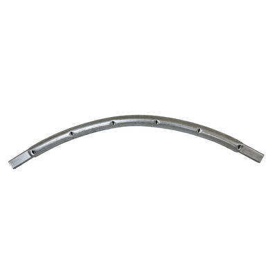 Corner tube for the main frame of a 13-foot square trampoline. 