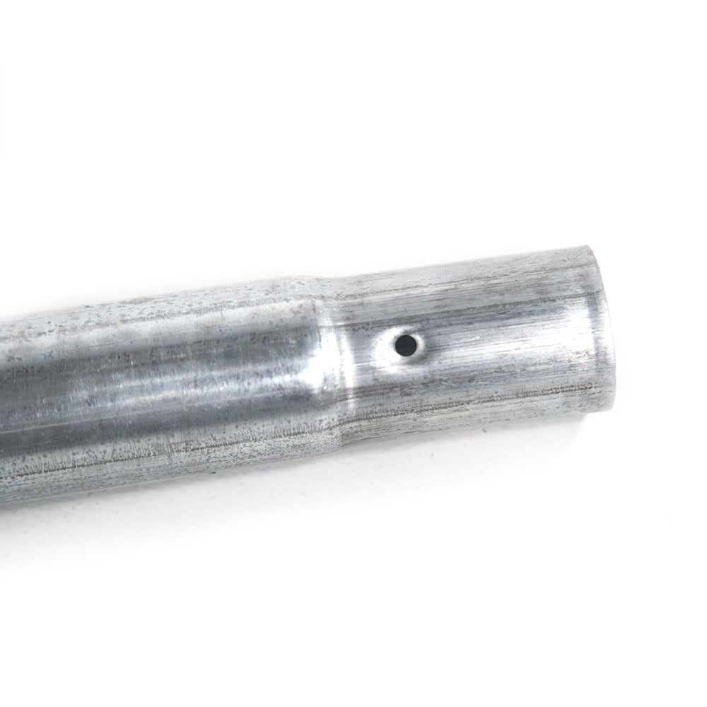 Lower enclosure straight tube is made from galvanized steel. 