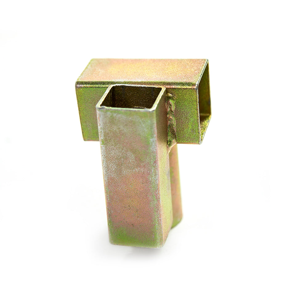 T-socket is made of rust-resistant galvanized steel. 