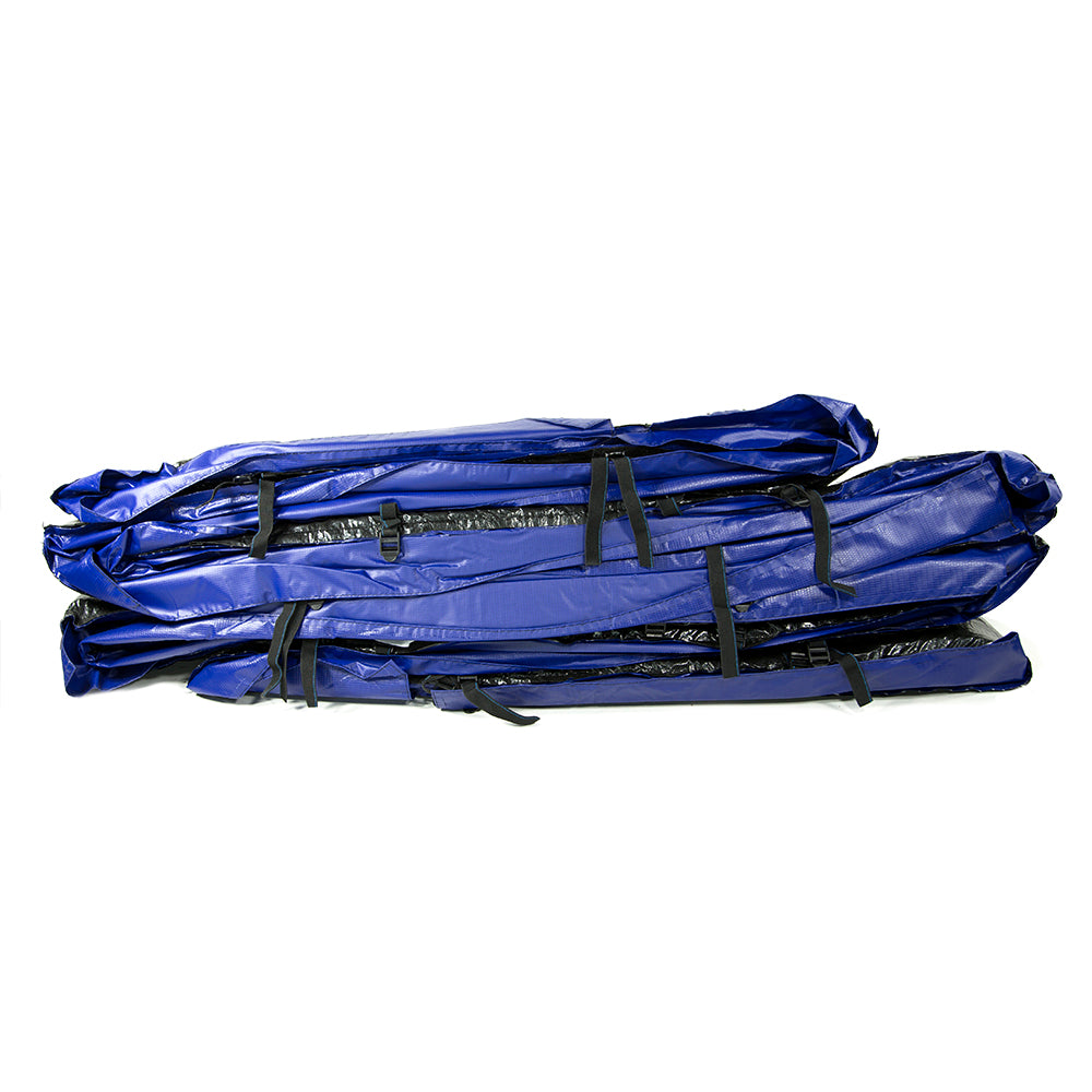 Thick, UV-resistant PVC spring pad in blue. 