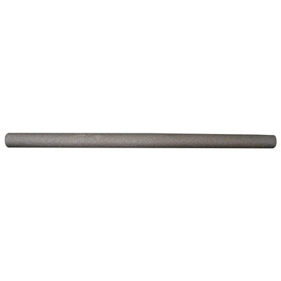 Gray foam sleeve for upright enclosure poles is 38 inches long. 