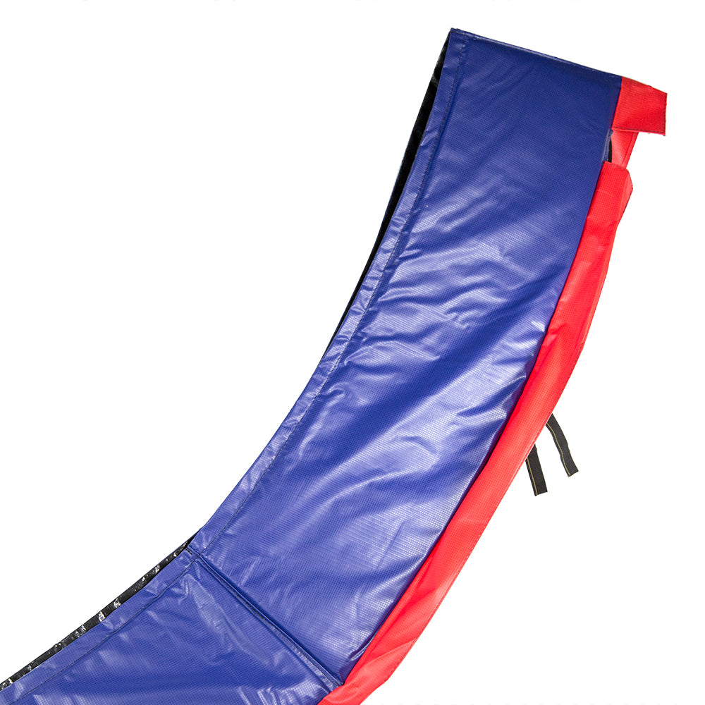 12' Round Spring Pad Dual - Blue/Red