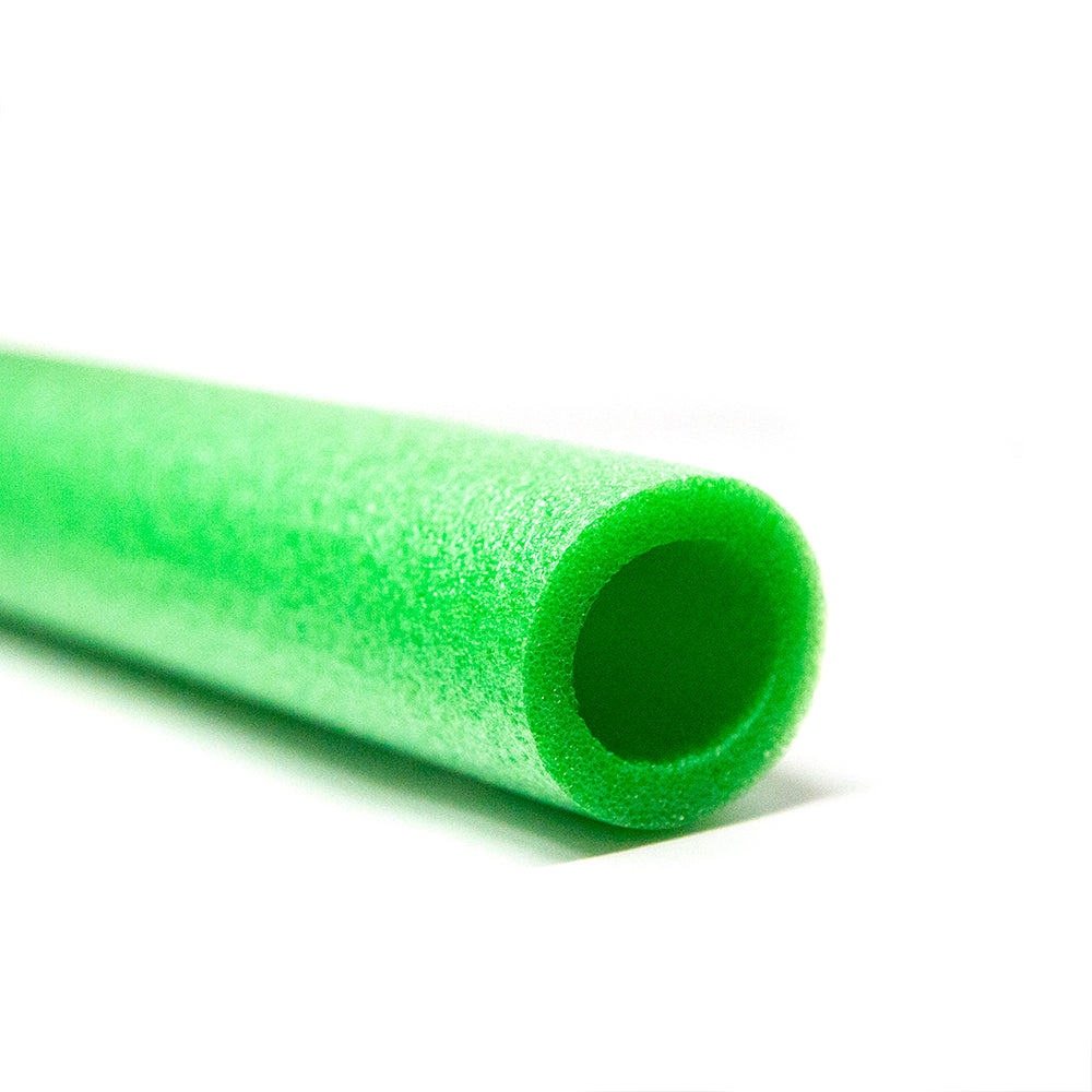 1-inch pieces of green enclosure foam. 