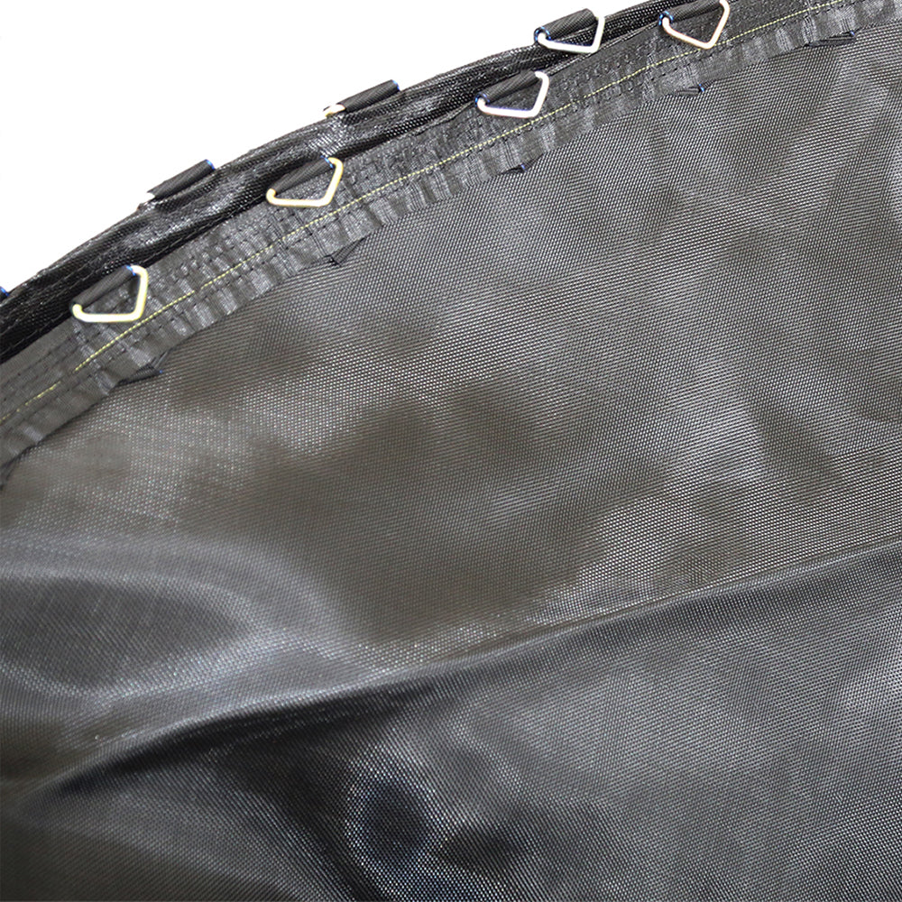 The V-rings are reinforced with additional rows of stitching. 