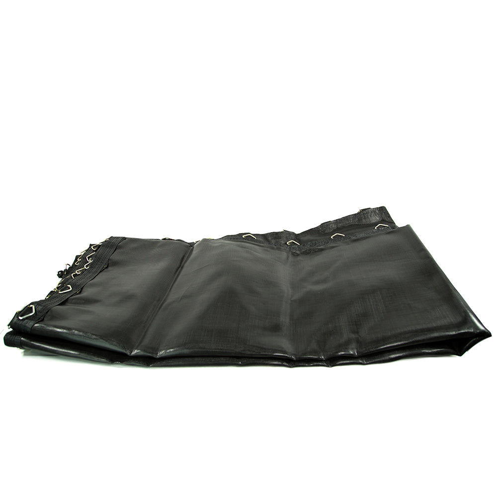 Black jump mat is made from polypropylene. 
