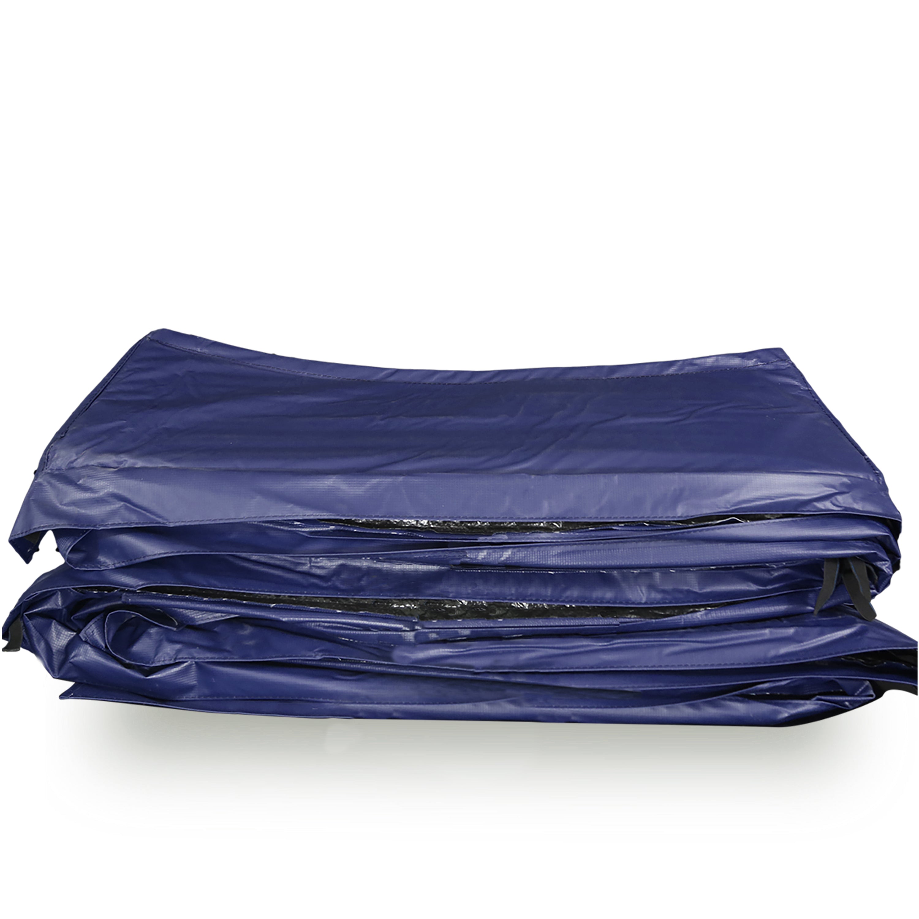 Navy spring pad is made out of UV-resistant PVC material. 
