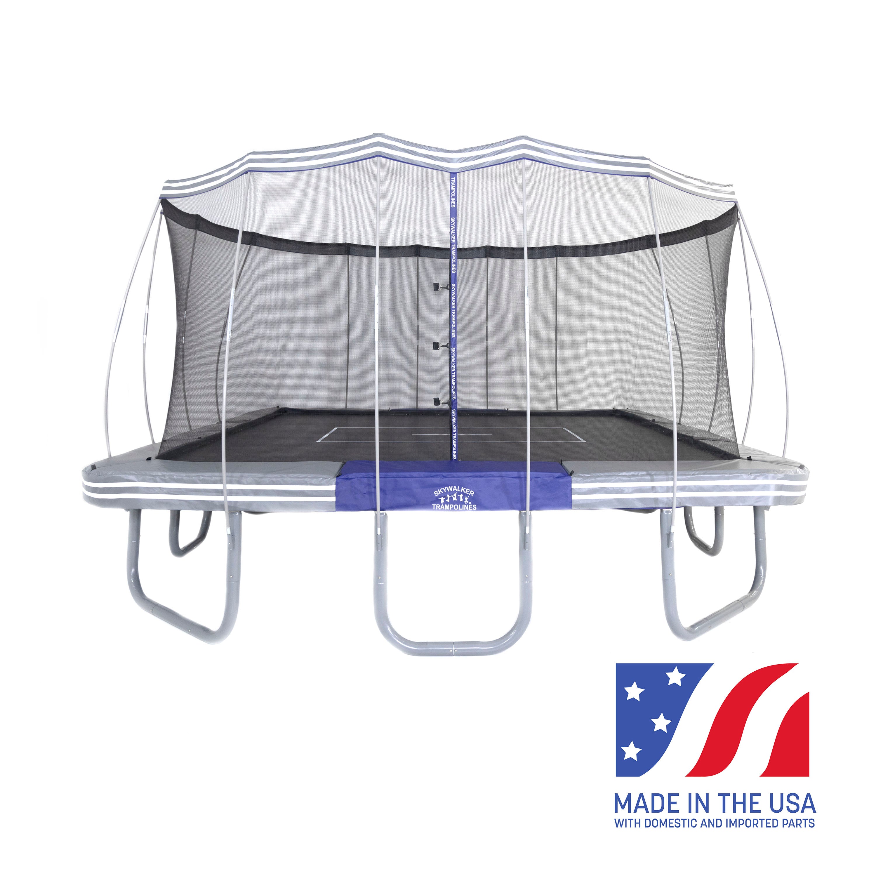 Square Trampoline Trampoline Pads And Nets 15' Premium Square
