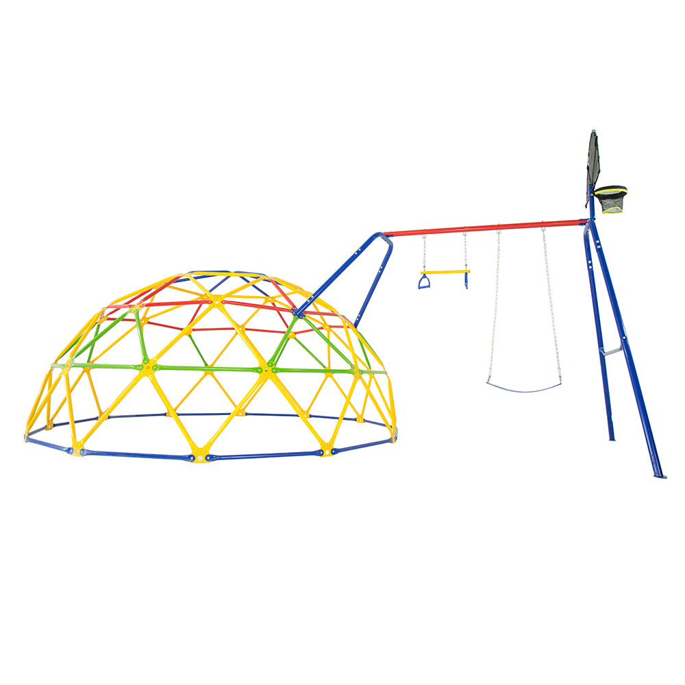 ActivPlay Geo Dome Climber with Swing Set