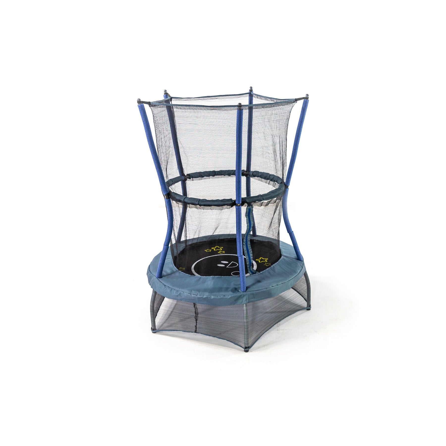 123 Jump 60 Round Mini Trampoline with Enclosure