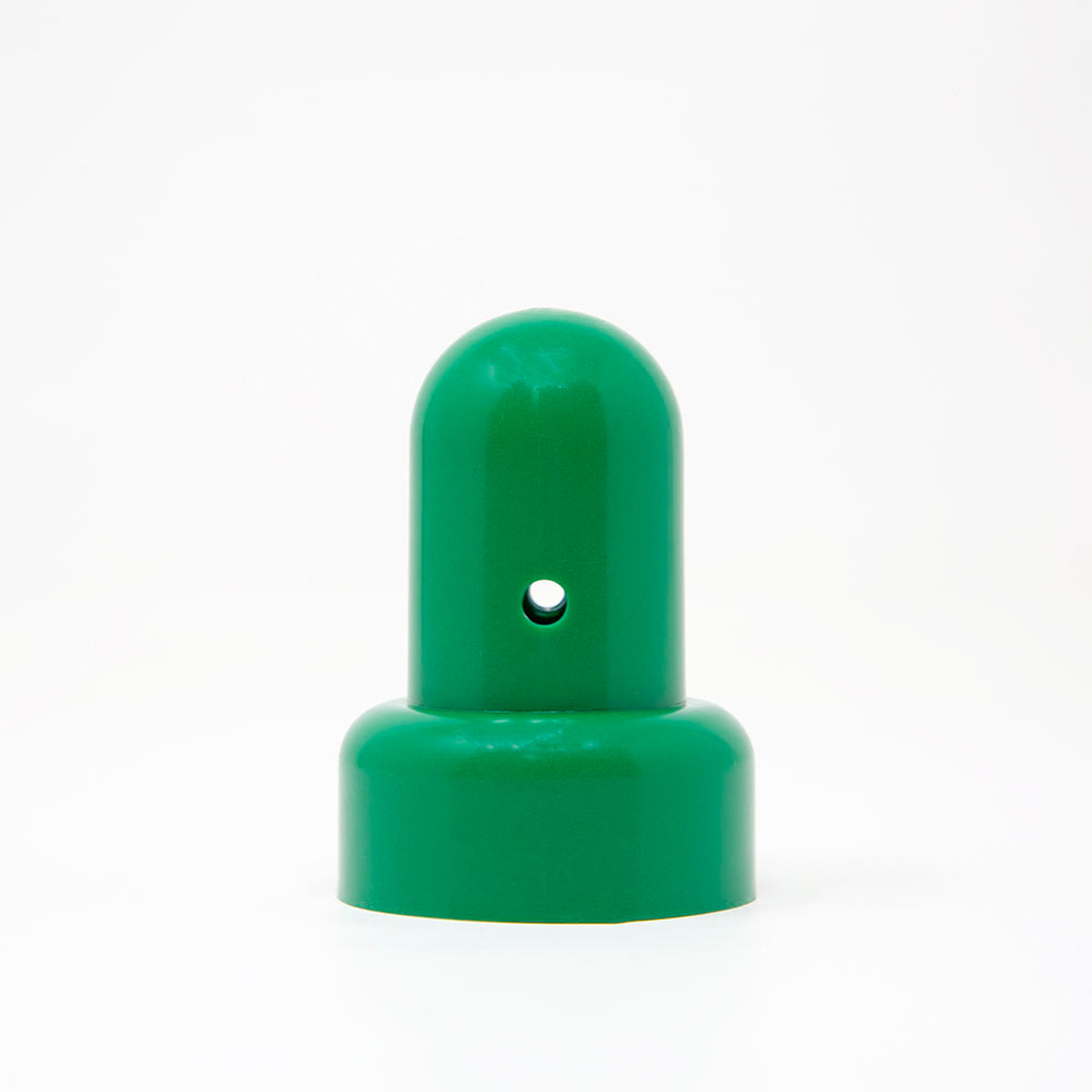 Pole Cap - Small Bright Green - Qty 4